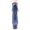 Pleaser - ADORE1020MG Plateau Laarzen, Paaldans schoenen - Paaldans schoenen - Zwart/Paars Product image